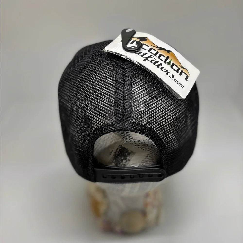 Arcadian Outfitters No Vacancy Oregon Hat Trucker Snapback Gray Black NWT - Picture 5 of 9